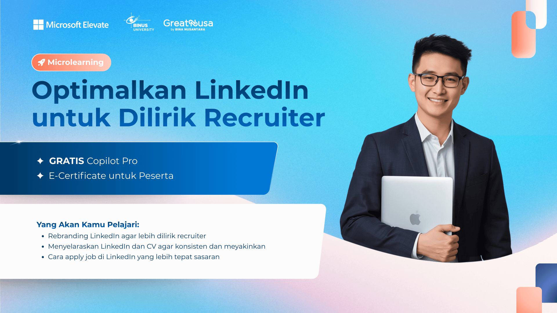 Optimalkan LinkedIn untuk Dilirik Recruiter | GreatNusa