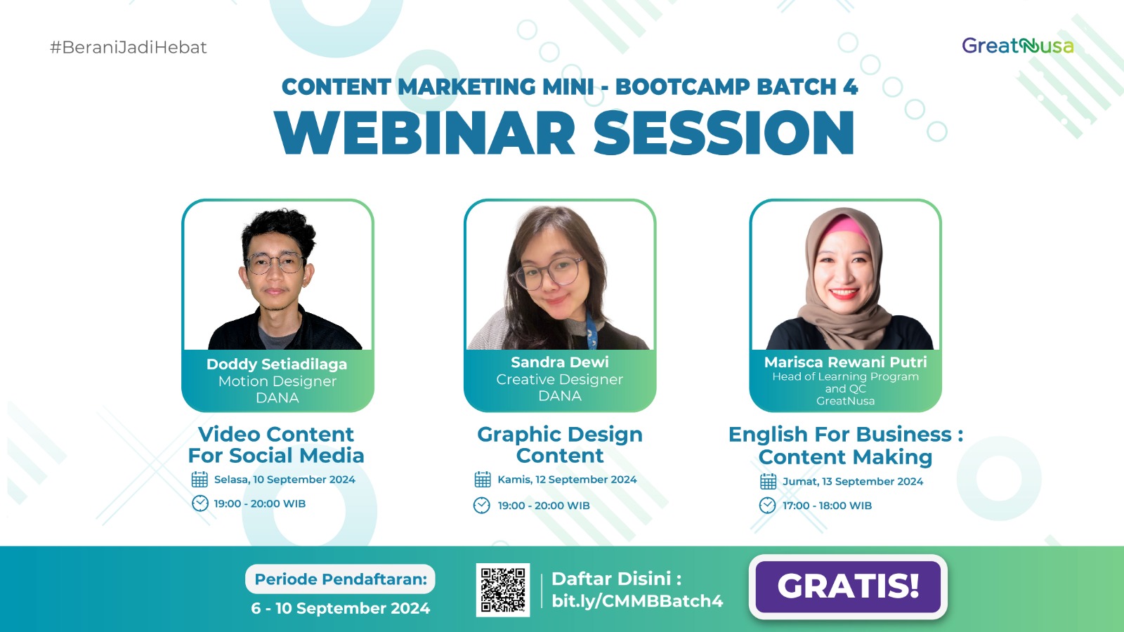 Content Marketing Mini-Bootcamp : Batch 4 - Webinar Session | GreatNusa